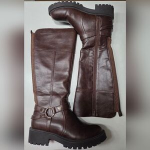 Guess Lug Sole Riding Boots, Great Used Condition